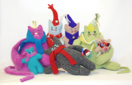 fat cats wool dolls
