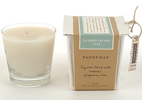 paddywax eco candle cucumber mint